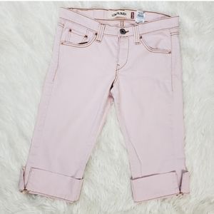 Levi's Pink Low Slouch Bermuda's Juniors 7